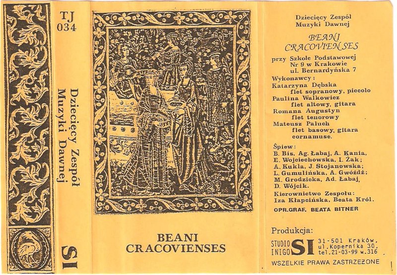 Beani Cracovienses - kaseta